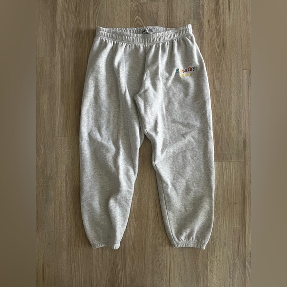 The Mayfair Group Pants - The Mayfair Group Women’s Empathy Always Sweatpants in Heather Grey -Size L/XL